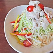 冷豚しゃぶごまだれうどん